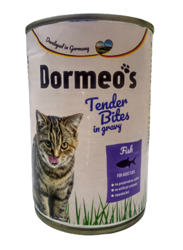 

Dormeo's Fish Tender Bites In Gravy Cat Wet Food, 415g
