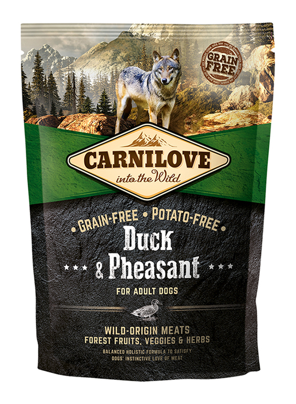 

Carnilove Duck & Pheasant Adult Dog Dry Food, 1.5 Kg
