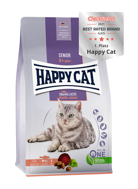 

Happy Cat Senior Atlantic Salmon Cat Dry Food, 300g