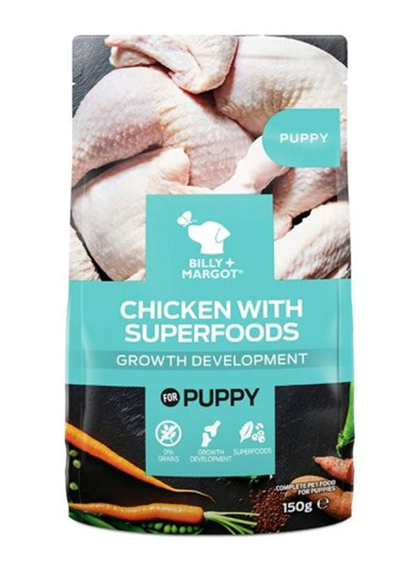 

Billy + Margot Chicken with Superfoods Puppy Wet Food, 150g