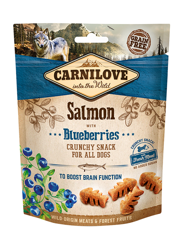 

Carnilove Salmon with Blueberries Crunchy Snack Dog Dry Food, 200g