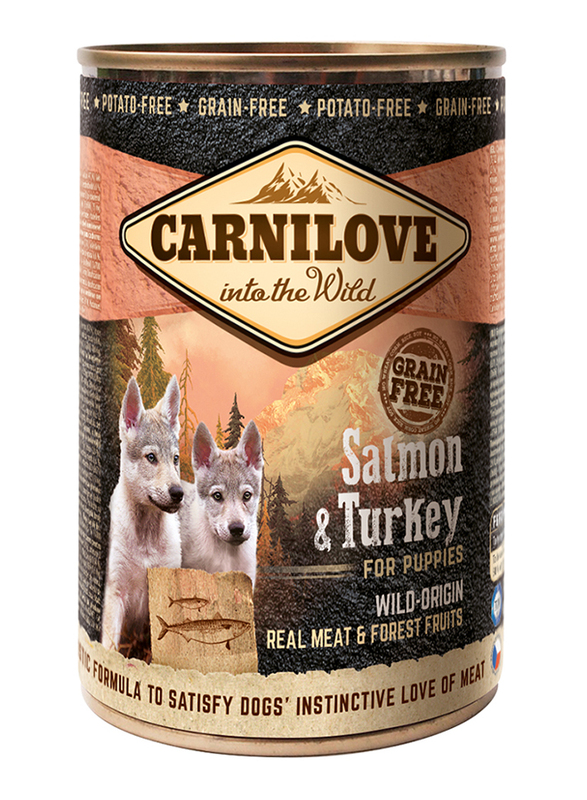 

Carnilove Salmon & Turkey Dog Wet Food, 400g