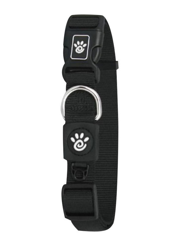 

Doco Signature Nylon Collar for Dogs, Small, Black