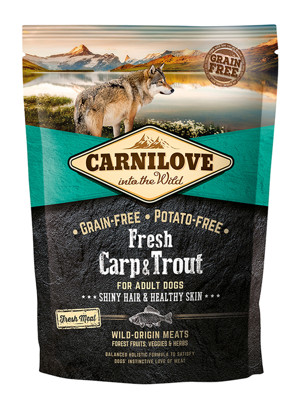 

Carnilove Fresh Carp & Trout Adult Dog Dry Food, 1.5 Kg