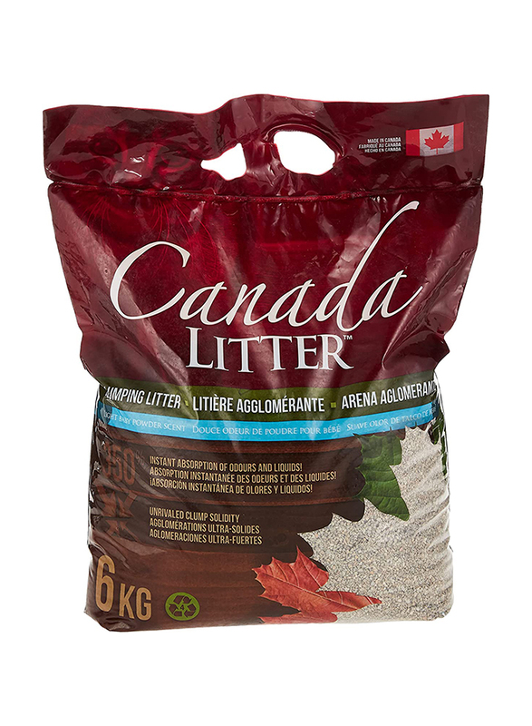 

Canada Litter Baby Powder Clumping Cat Litter, 6 Kg