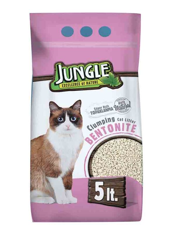 

Jungle Clumping Cat Litter Bentonite, 5L, White