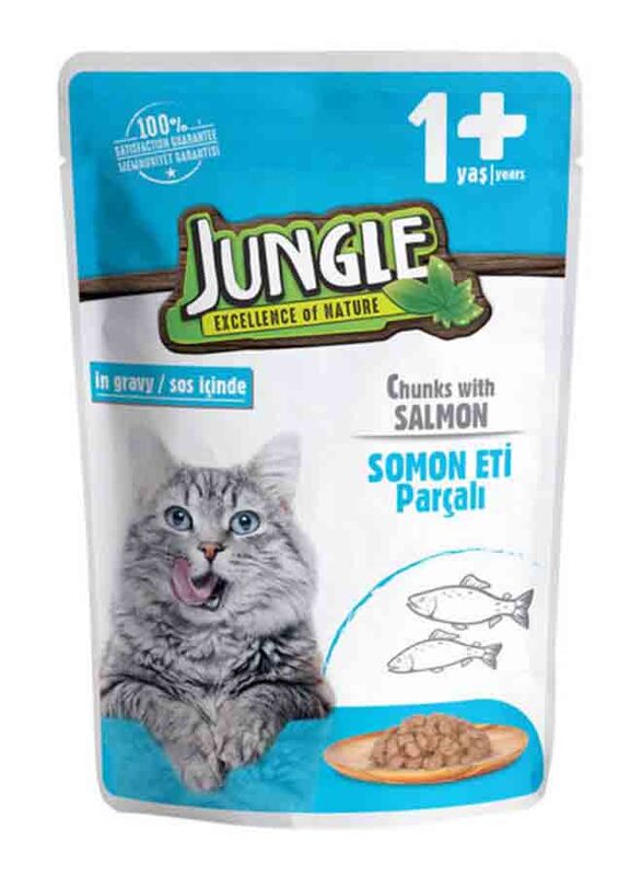 

Jungle Salmon in Jelly Cat Wet Food, 24 x 100g