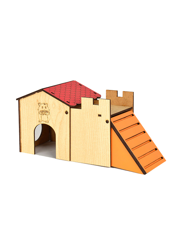 

Flip Hamster House, Brown/Orange