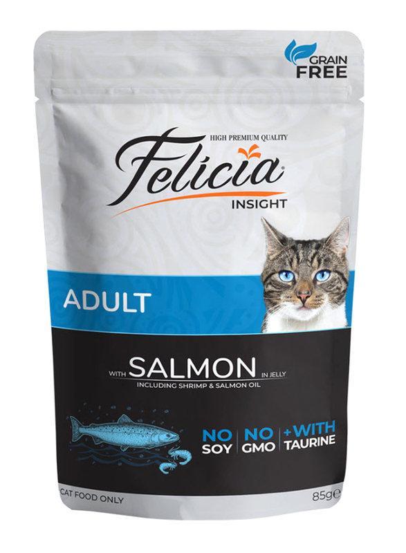 

Felicia Salmon in Jelly Cat Wet Food, 12 x 85g