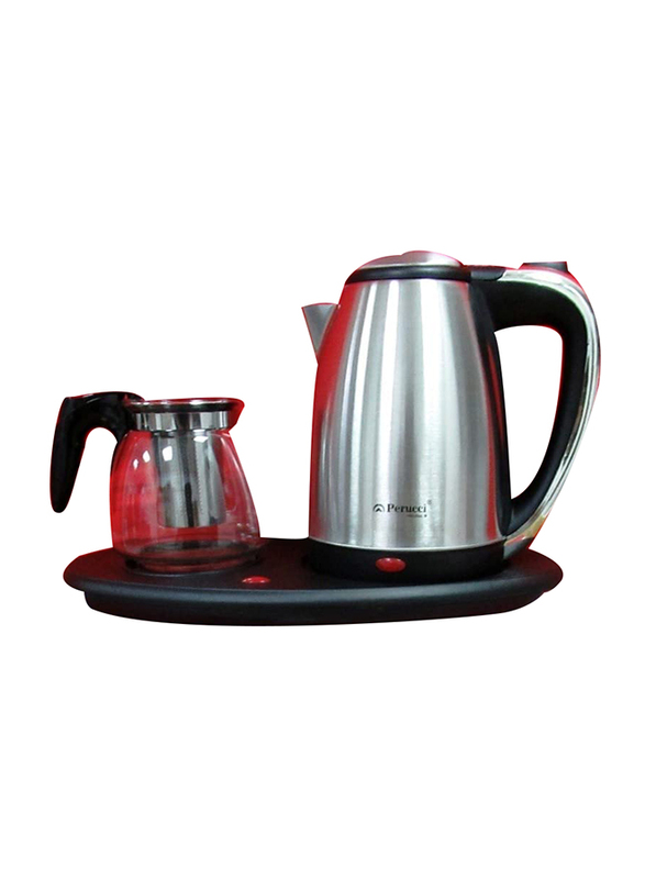 

Generic Perucci Electrical Tea Pot Kettle, Silver