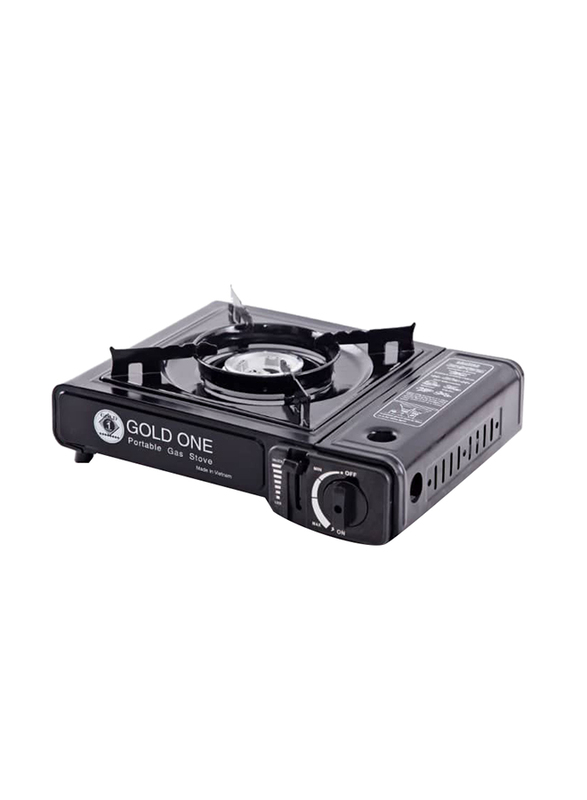 

Generic Golden One Strove Portable Gas Stove with Carrying Case, Black