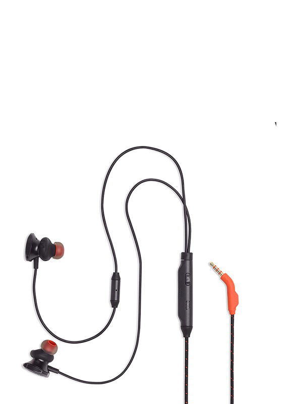 

Generic JBL Quantum 50 3.5 mm Jack In-Ear Gaming Earphones, Black/Orange