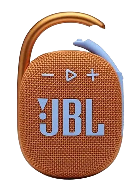 

JBL Clip 4 Portable Bluetooth Speaker, Orange
