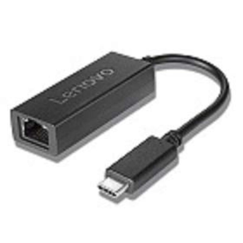 

Lenovo GX90M41965 USB Type C to Ethernet Adapter for Network Device, Black