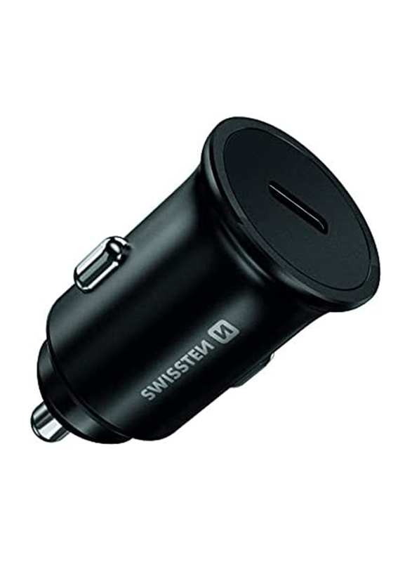 

Swissten Mini Type-C Car Charger with Power Delivery technology, 45W, Black