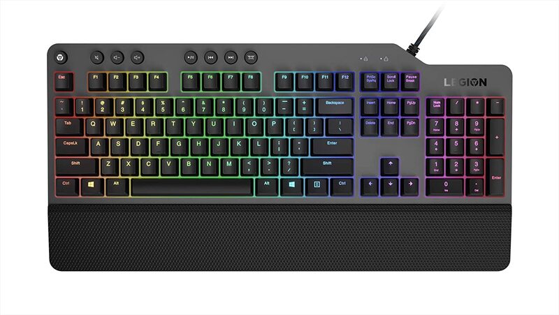 

Lenovo Legion K500 Rib Mechanical Wired Gaming Keyboard, Gy40T26478, Black