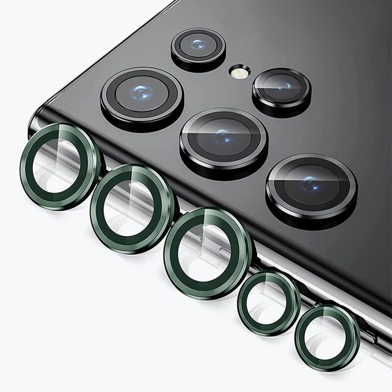 

Omio Samsung Galaxy S23 Ultra Anti-Scratch Camera Lens Protector, Ultra Green