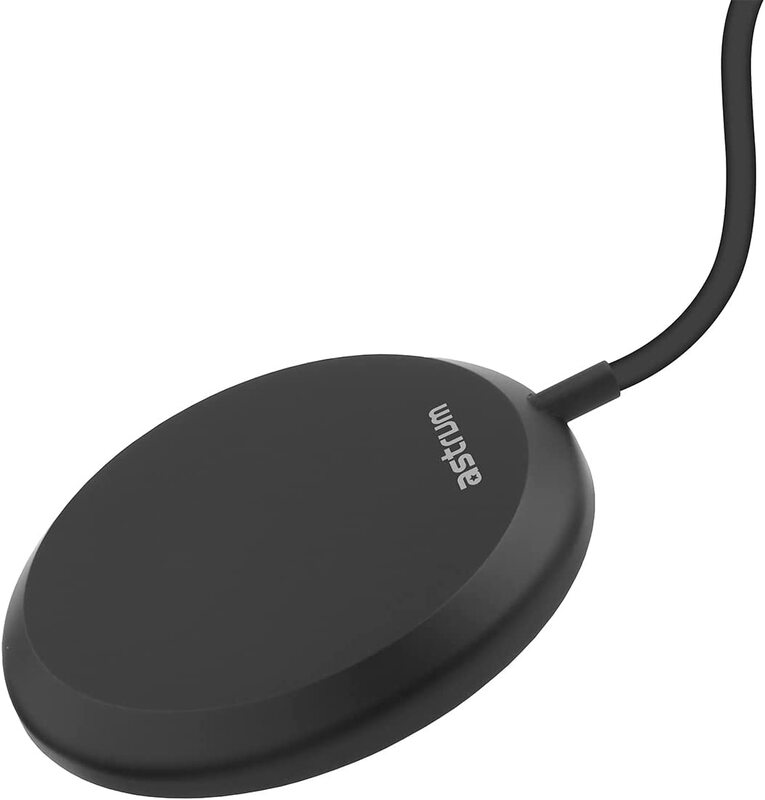 

Astrum CW500 Magnetic Fast Wireless Charger, 15W, Black