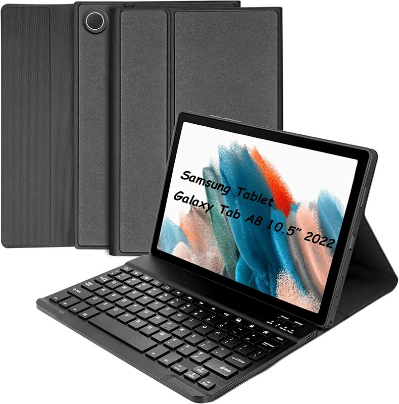

Keyboard Case for Samsung Galaxy Tab A8 10.5 Inch, Black