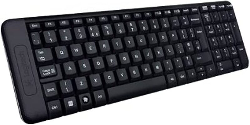 

Logitech KM350 Wireless English Keyboard and Mouse Combo, Black