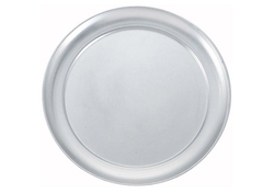 Winco 11" Round Wide Rim Pizza Pan, Aluminum