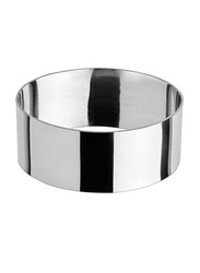 Winco Round Stainless Steel Culinary Pastry Mould, Silver