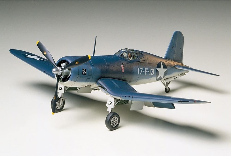 

Tamiya Aircraft Models 1/48 Scale #46 U.S. Carrier Fighter Vought F4U-1/2 Birdcage Corsair