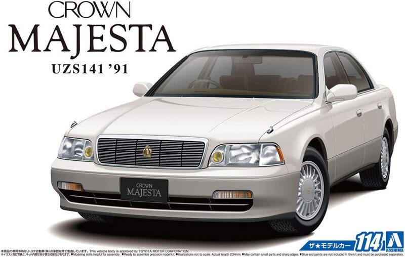 

Aoshima 1/24 Model Car #114 Toyota Crown Majesta C-Type 1991