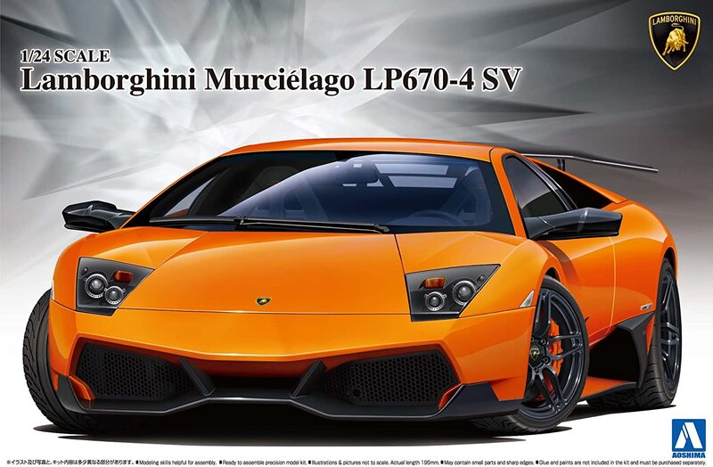 

Aoshima 1/24 Super Car #09 Lamborghini Murcielago LP670-4 SuperVeloce