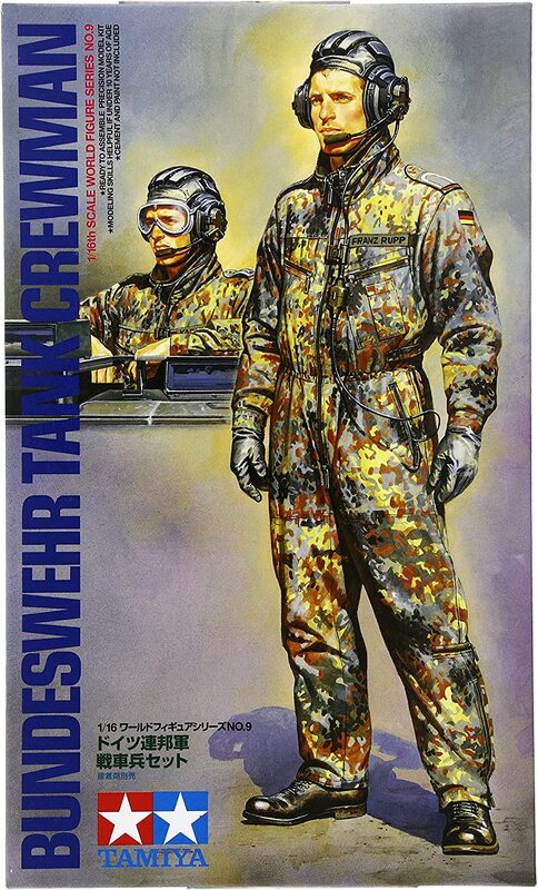 

1/16 Tamiya World Figure #09 Modern German Bundeswehr Tank Crewman