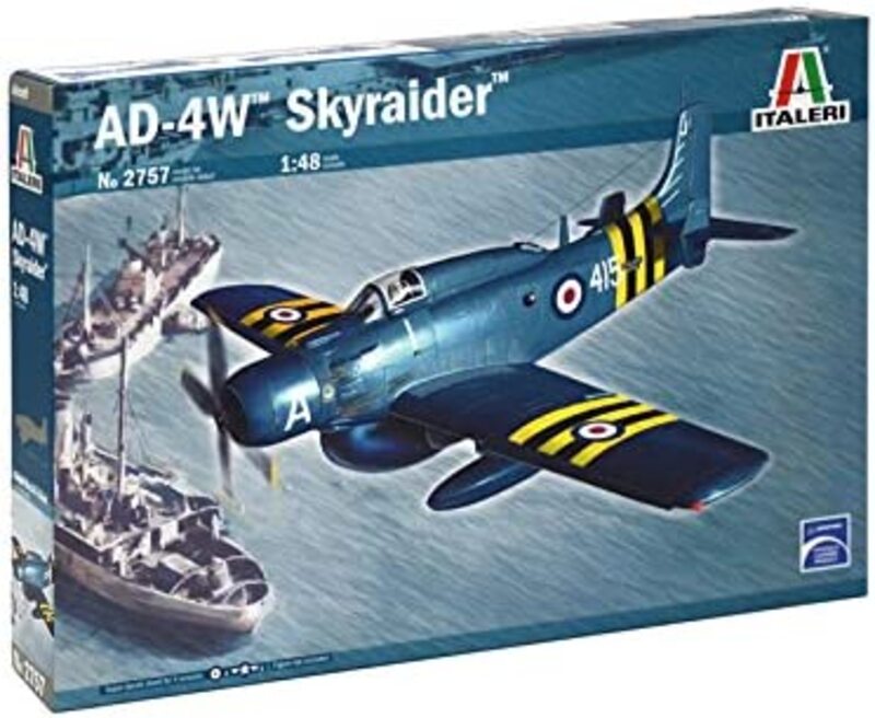 

Italeri 1/48 #2757 U.S. Carrier Attacker Douglas AD-4W Skyraider