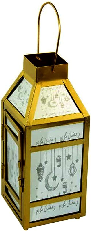 

generic Ramadan lantern with led And Ramadan Music lantern 27H x 11W CM light lamp decoration hanging lantern decor for home Ramadan decorations