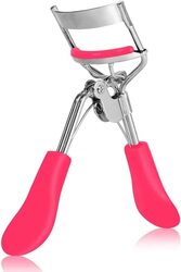 Red Gradient Handle Pro Eye Curling Eyelash Curler Clip Beauty Makeup Tool With mirror