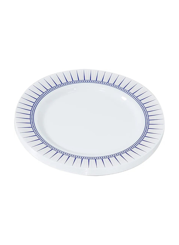 

Rosymoment 10-Piece 9-inch Premium Quality Round Plastic Dinner Plate Set, Multicolour