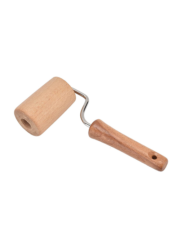 

Generic Hand Dough Wooden Rolling Pin with Handle, Wood