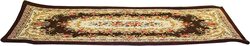 European Styles Persian Art Anti Skid Non Slip Carpet Mat Big Size Floor Mat Smooth and Silky Rugs Carpet for Living Room, Bedroom, 100x30 CM