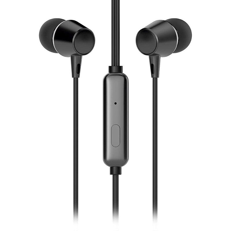 

HP DHE-7000 Wired In-Ear Earphones with Mic, Black