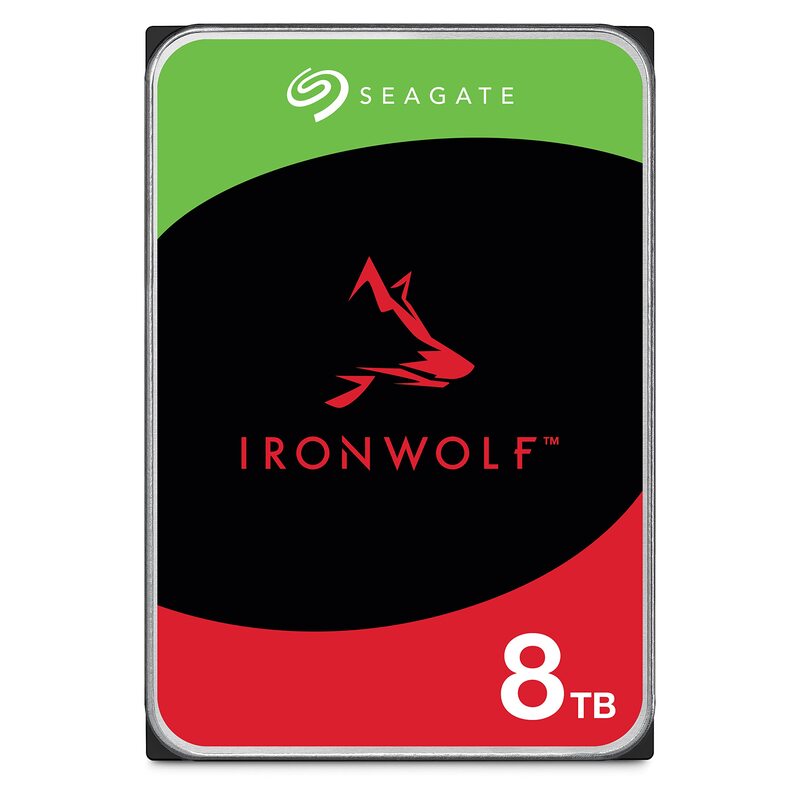 

Seagate Iron Wolf 8TB Internal Hard Disk HDD, 6Gb/s 256MB 7200rpm 24 Hours Service for PC NAS RV Sensor, Grey