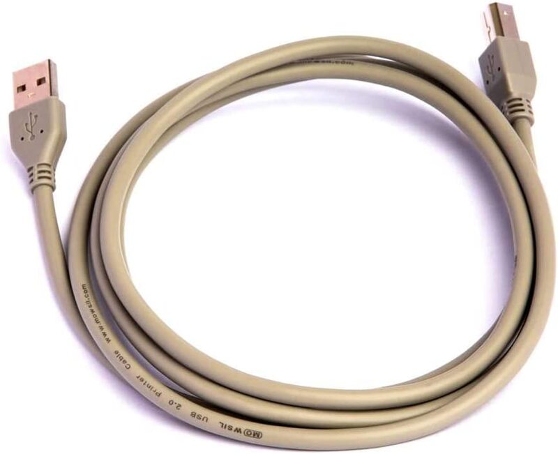 

Mowsil 5-Meter USB 2.0 Printer Cable for Printer, Black