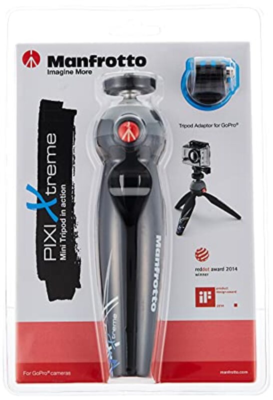 

Manfrotto Tripod Digital & Camcorder Camera, MKPIXIEX-BK, Black