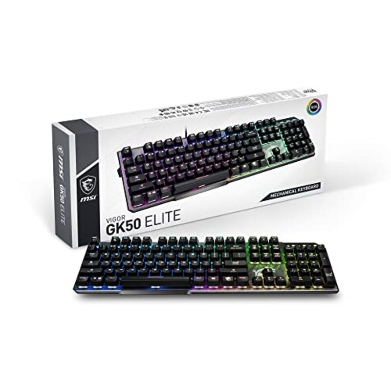 

MSI Vigro GK50 Elite Mechanical Gaming Keyboard with UK-Layout, Black