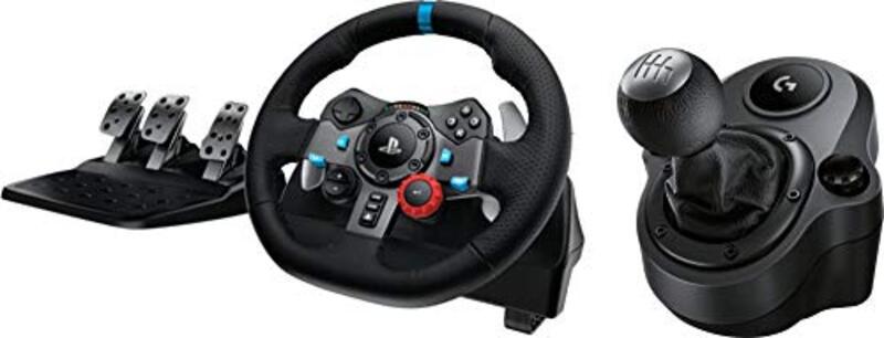 

Logitech G29 Driving Force and Power Racing Wheel Controller with Shifter for PlayStation PS4 PS3 and PC, Black