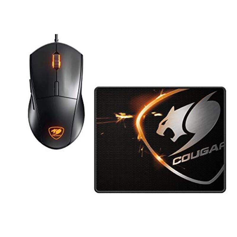

Cougar Minos XC Gaming Gear Combo with Wired Mouse and Mouse Pad, Black
