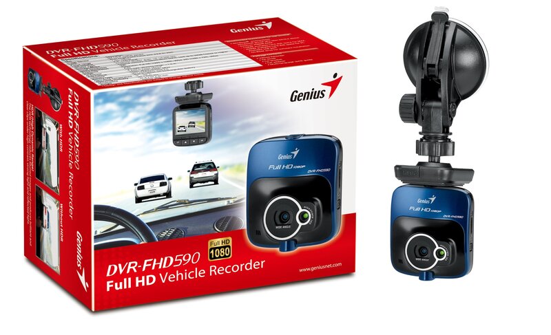 

Genius Car DVR Dashboard Cameras, Black