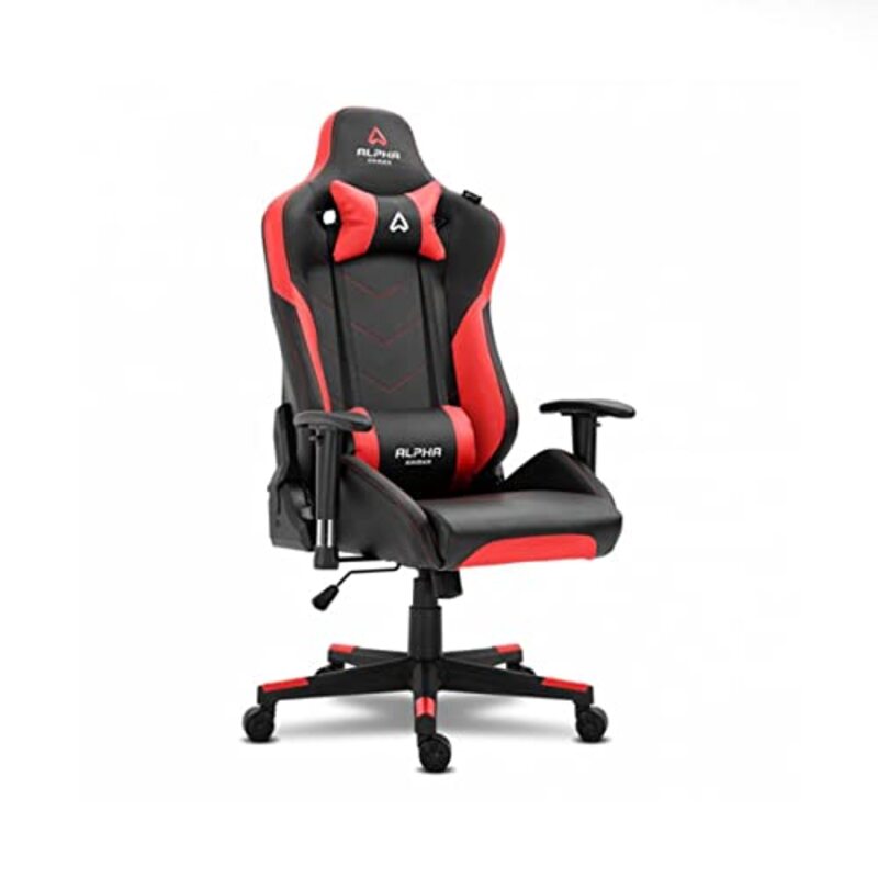 

Alpha Gamer Zeta Gaming Chair for PC, Black/Red