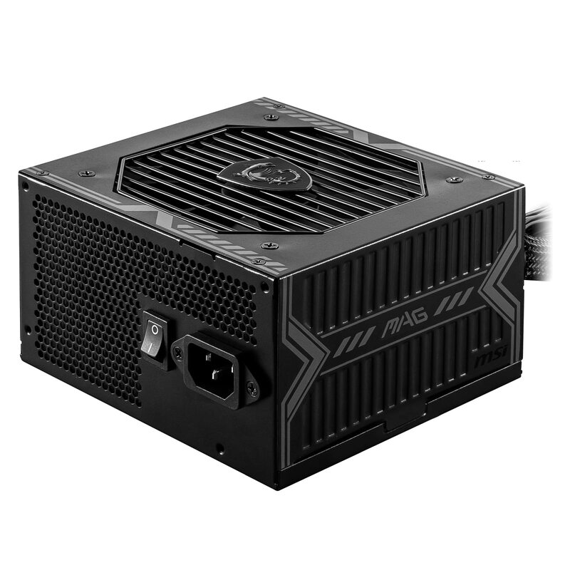 

MSI MAG A550BN Bronze 550W 80+ 120mm Low Noise Fan DC-DC Circuit Design 50Hz-60Hz Frequency ATX Power Supply, 306-7ZP2A18-CE0, Black