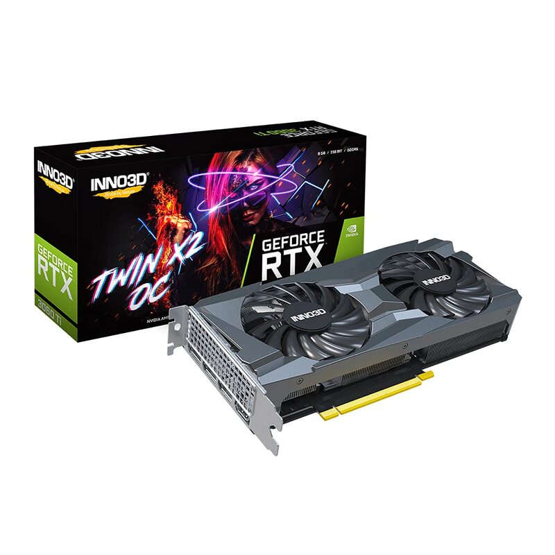 

Inno 3D GeForce 8192 MB GDDR6 RTX 3060 Ti Twin X2 OC LHR GeForce