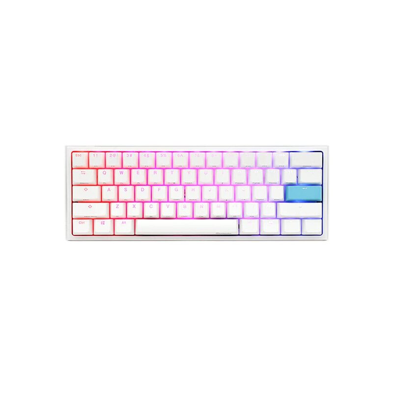 

Ducky One 2 Mini RGB LED Wired English Mechanical Gaming Keyboard, White