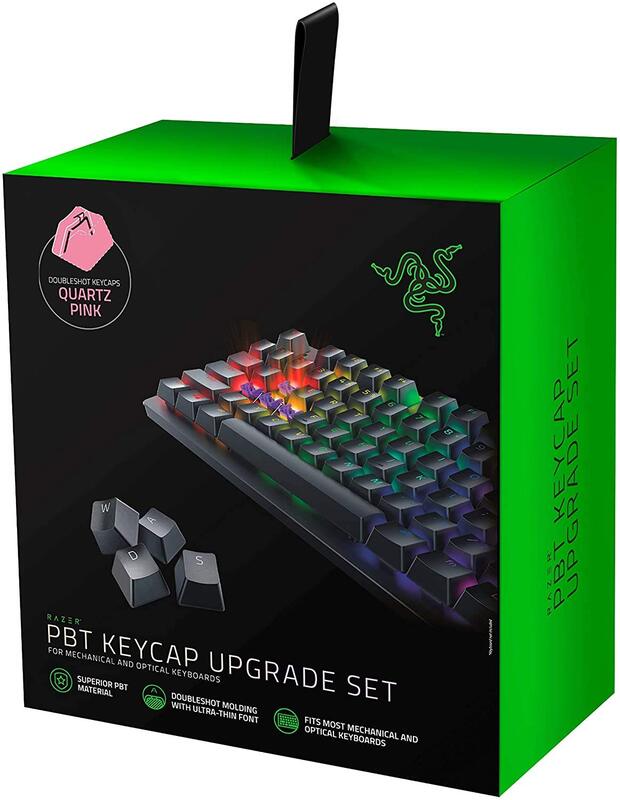 

Razer PBT Keycap Upgrade Set for Mechanical Gaming Keyboard, Pink