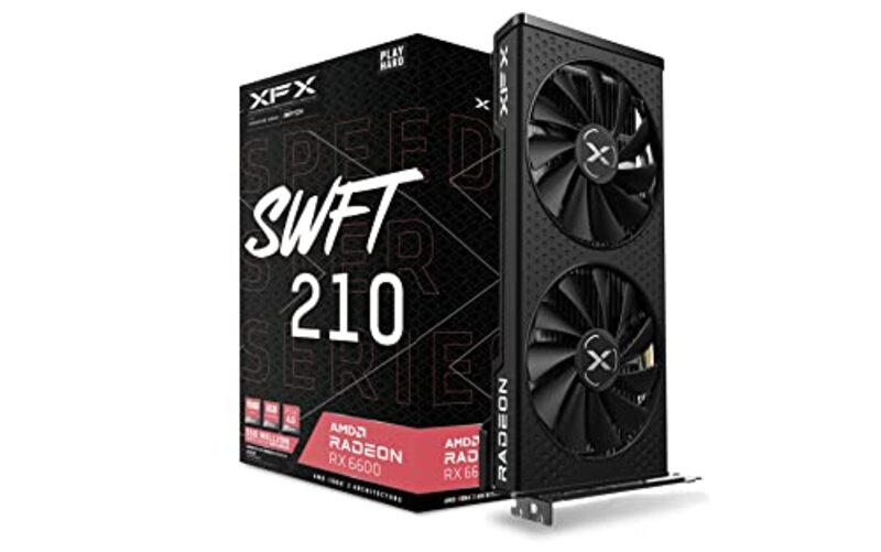 

Xfx RX 6600 8GB Swift 210 Core Gaming Speedster Graphics Card